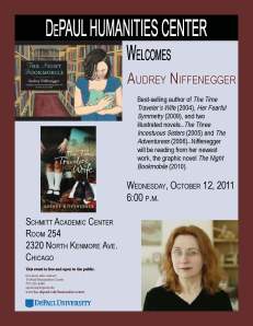 DePaul Humanities presents Audrey Niffenegger